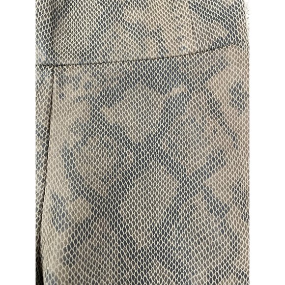Bagatelle NYC Snake Print Faux Suede Leggings Olive Python XS $98 NWOT - Picture 4 of 12